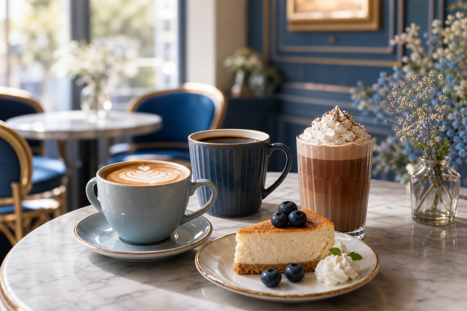 Blue Bottleのショーケースと季節商品