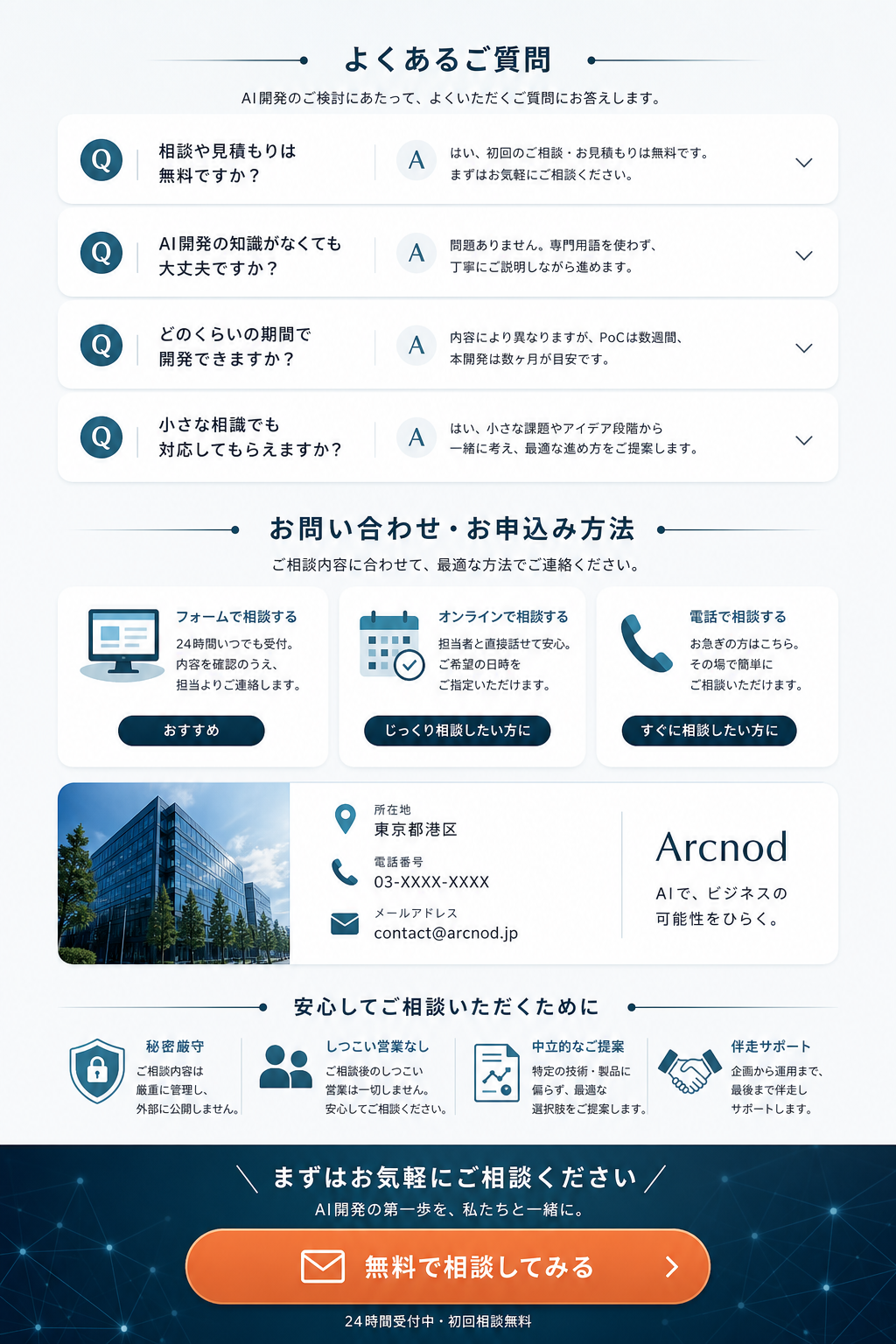 Arcnod クロージング
